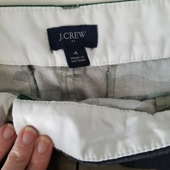 J Crew Camo 5" Classic Chino Short Size 4 - Picture 10 of 12